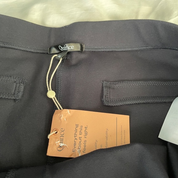 Quince Ultra Stretch Ponte Pants, Navy Blue - XL Tall - NWT - Picture 4 of 5